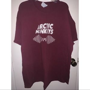 Burgundy Arctic Monkeys T-Shirt